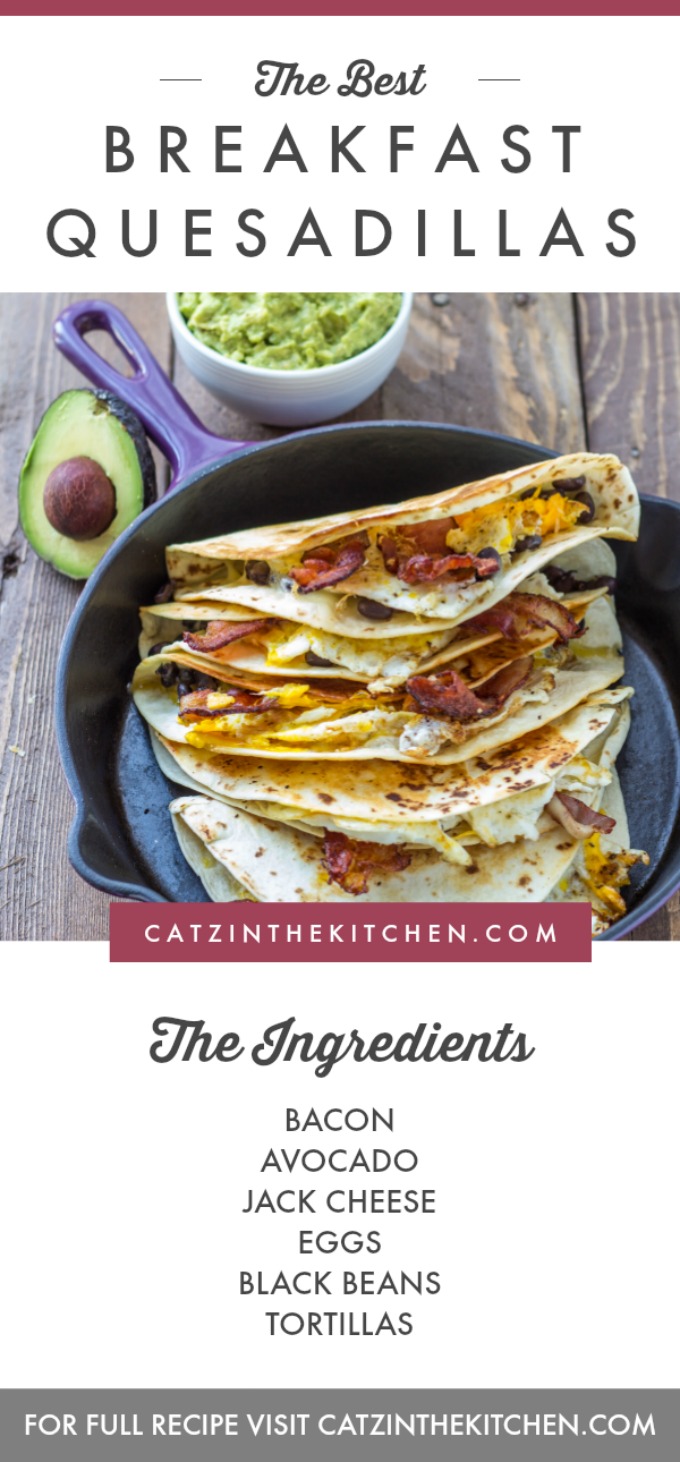 This breakfast quesadilla recipe is one of our family's most requested "breakfasts for dinner"! It is incredibly simple and totally craveable!