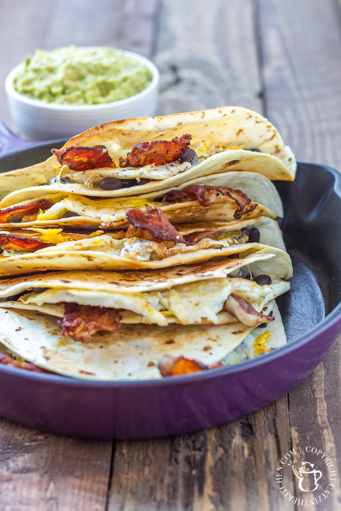 This breakfast quesadilla recipe is one of our family's most requested "breakfasts for dinner"! It is incredibly simple and totally craveable!