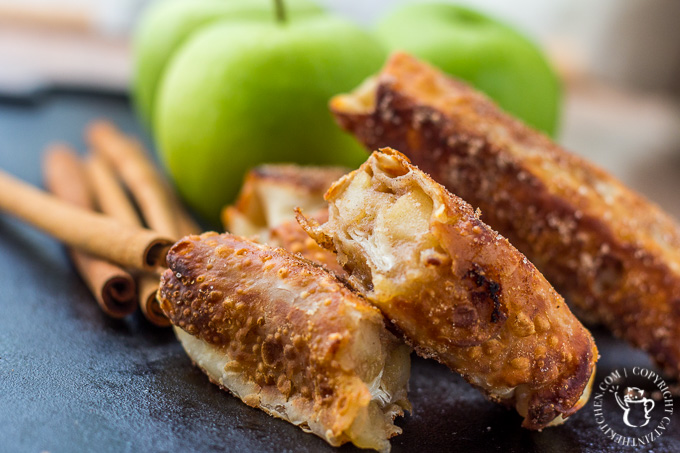 Craving the crunchiness of pie crust and the gooey sweetness of apple pie filling? Try these healthy apple pie egg rolls and skip the guilt!