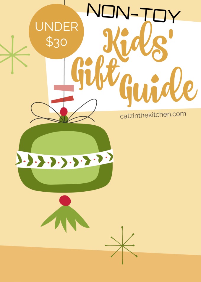 Under $30 Non-Toy Kids' Gift Guide | Catz in the Kitchen | catzinthekitchen.com | #giftguide