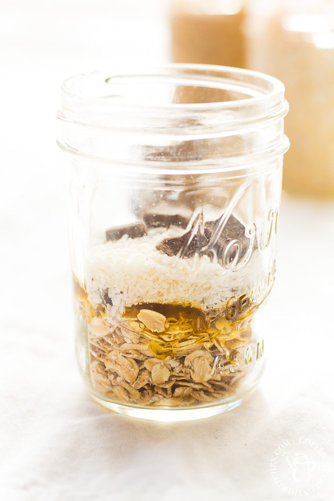 Overnight Oats Engraved Mason Jars