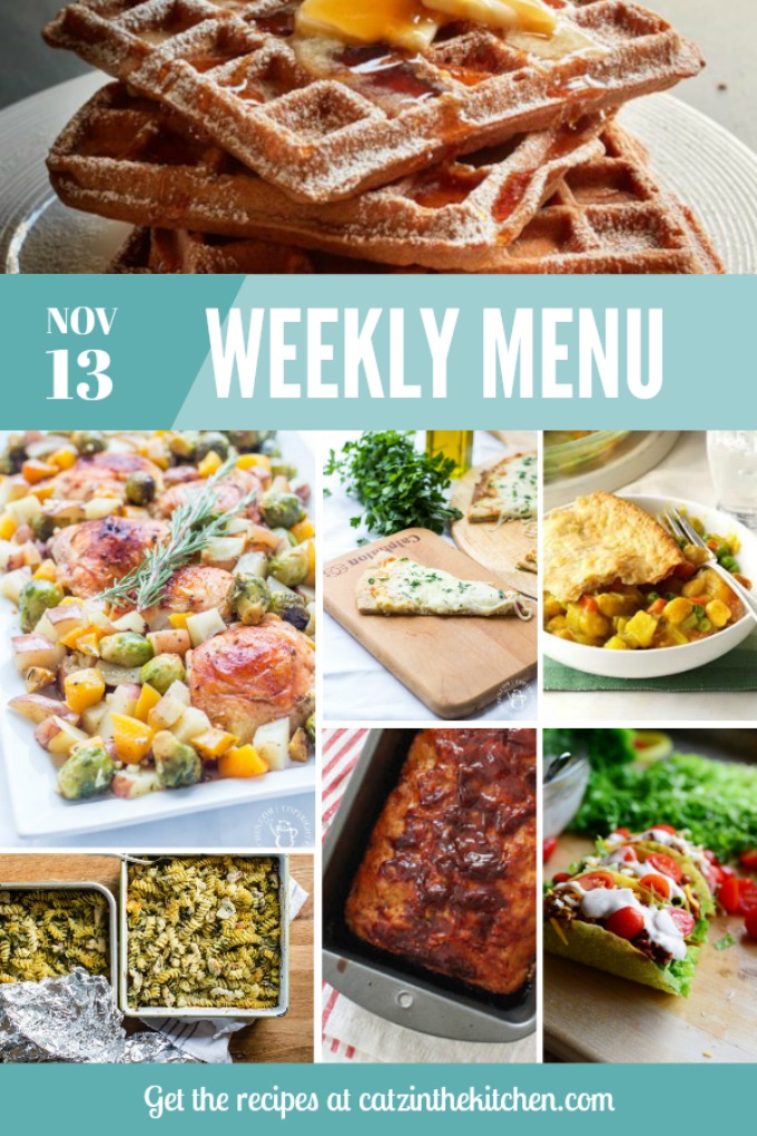 Weekly Menu | Catz in the Kitchen | catzinthekitchen.com | #mealplan