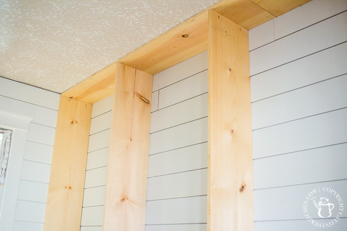 DIY built-in bookshelf