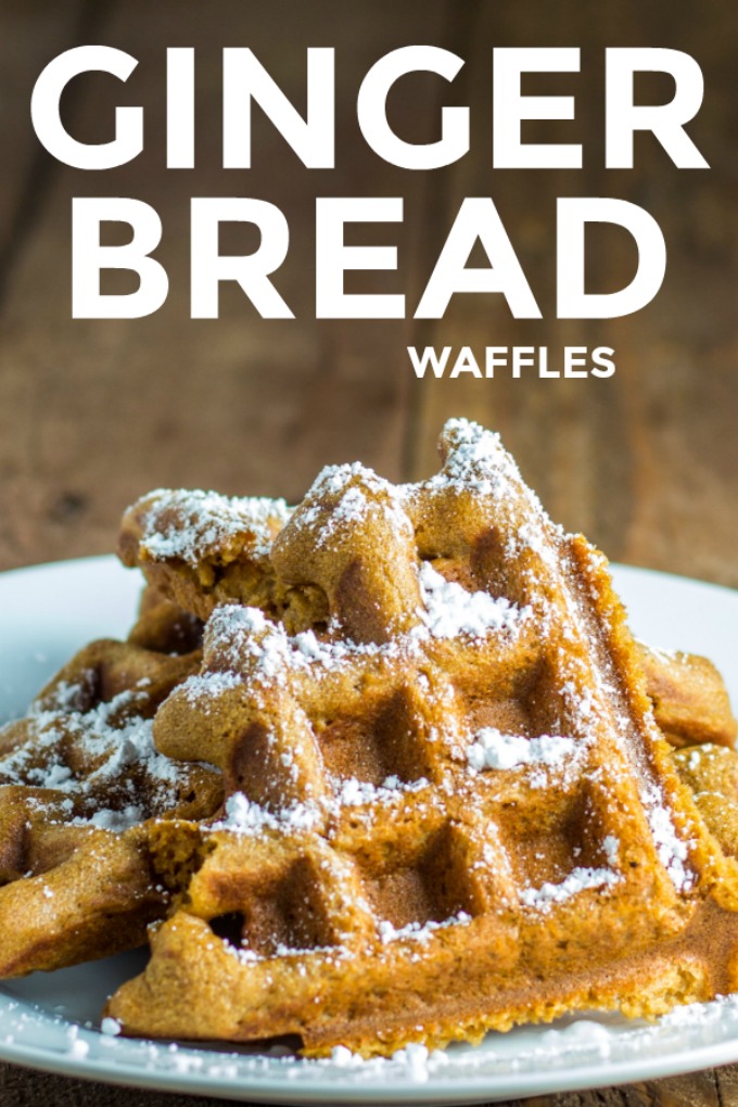 This is a simple, easy recipe for a festive, tasty breakfast! Make these gingerbread waffles during the holidays...or anytime! The gingerbread flavor is subtle, pleasant, and unmistakeable.