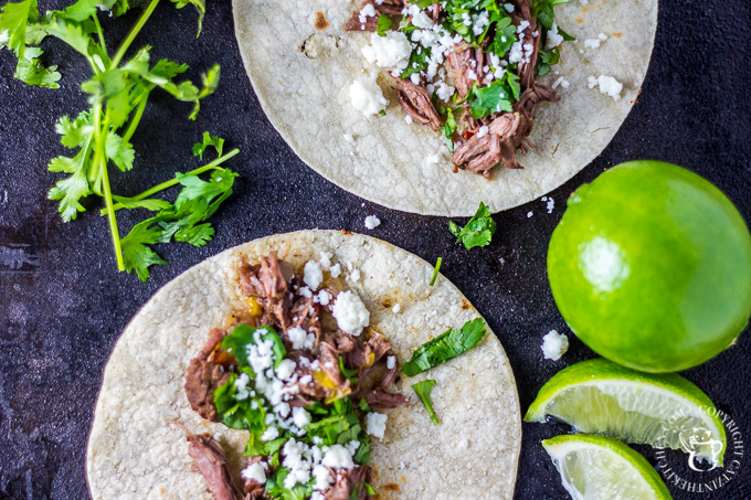 A bit like a slow cooker recipe without the slow cooker, these carne asada street tacos cook low and slow in a dutch oven until they are absolutely irresistible! 