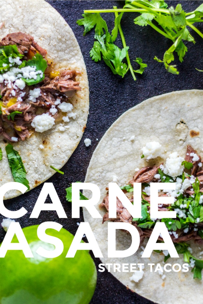 A bit like a slow cooker recipe without the slow cooker, these carne asada street tacos cook low and slow in a dutch oven until they are absolutely irresistible! 