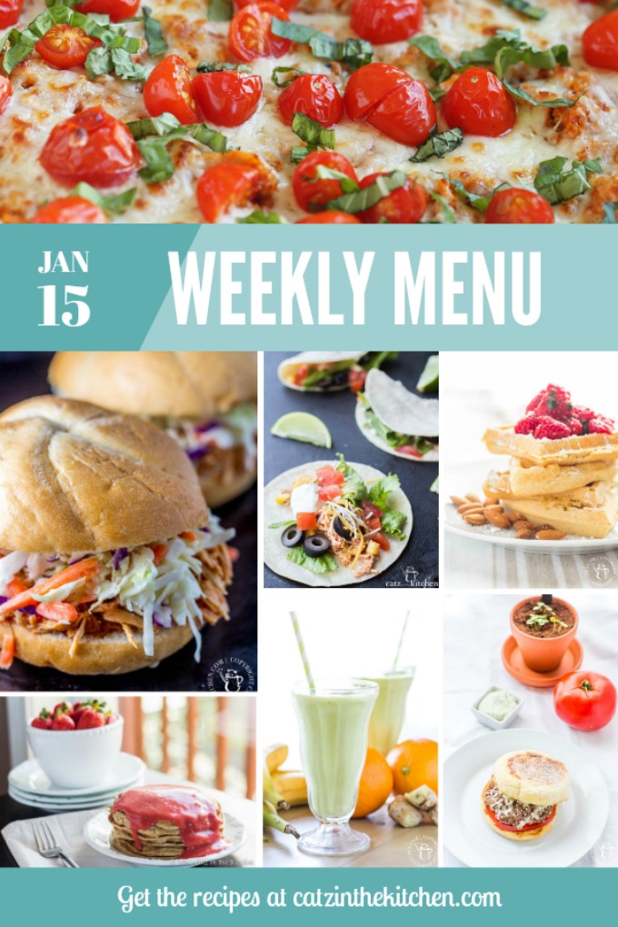 Weekly Menu | Catz in the Kitchen | catzinthekitchen.com | #mealplan