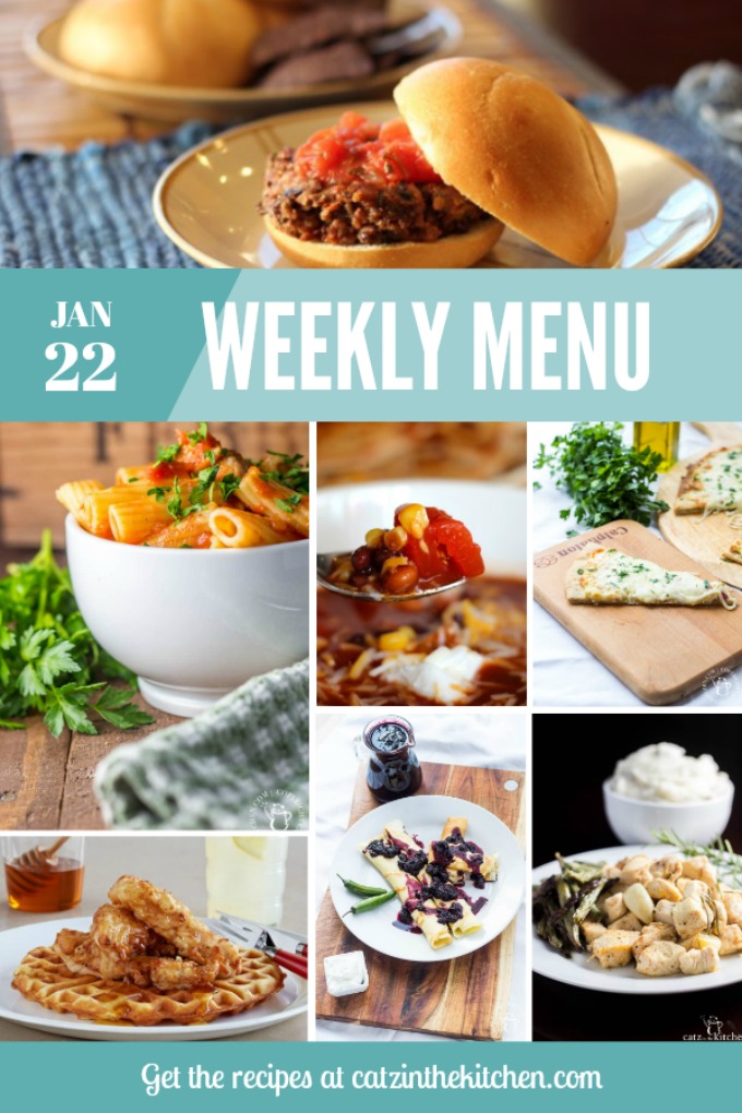 Weekly Menu | Catz in the Kitchen | catzinthekitchen.com | #mealplan