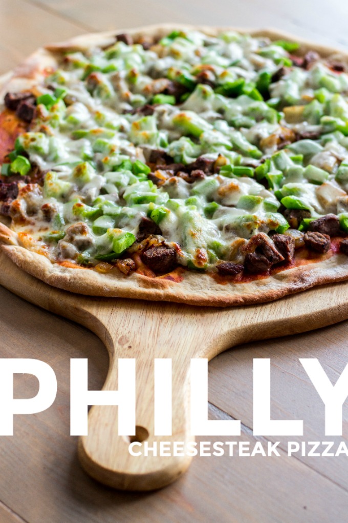 Love the classic combo of steak, cheese, and fried onions? Turn that sandwich craving into pie form with this easy and quick Philly Cheesesteak Pizza! 