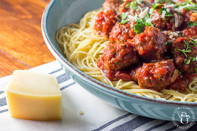 Finding spaghetti and meatballs a bit bland? So were we! This recipe for the classic pasta dish is easy, cheap, and bursting with flavor! 