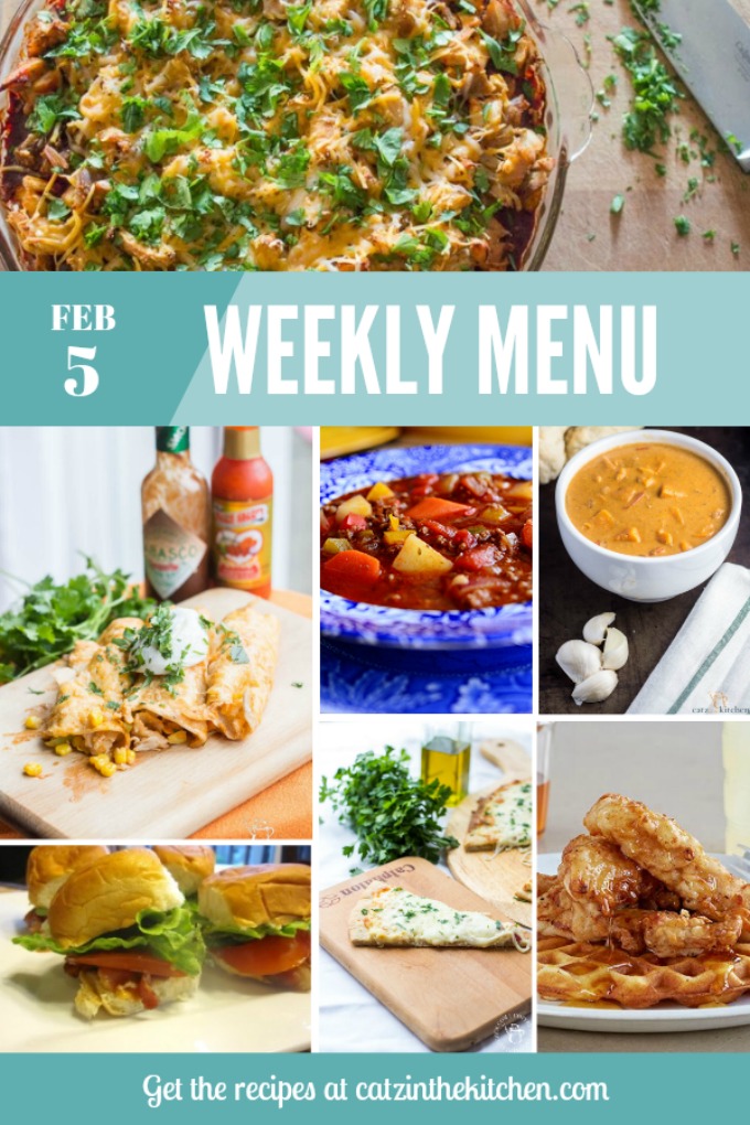 Weekly Menu | Catz in the Kitchen | catzinthekitchen.com | #mealplan