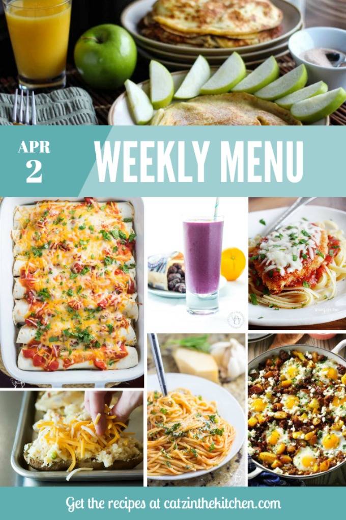 Weekly Menu | Catz in the Kitchen | catzinthekitchen.com | #mealplan