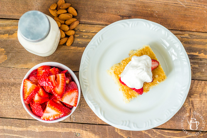 This Tres Leches cake, while perfect for Cinco de Mayo (or just because), is one of those cakes that is easy to make and can also easily be made several days in advance. In fact, making it one day in advance even makes the cake taste better!