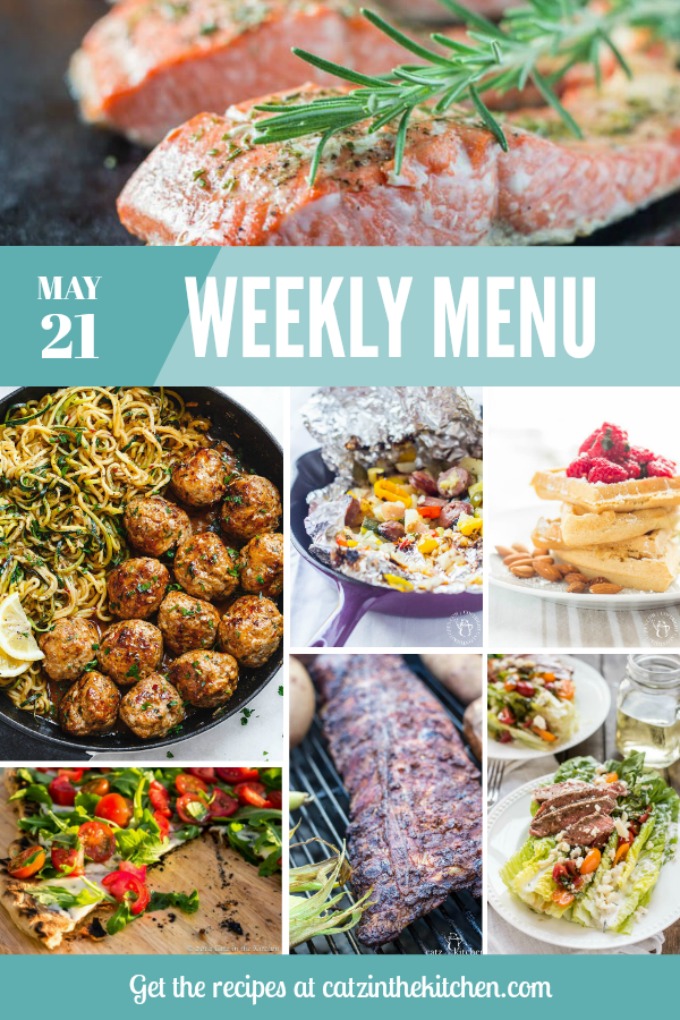 Weekly Menu | Catz in the Kitchen | catzinthekitchen.com | #mealplan