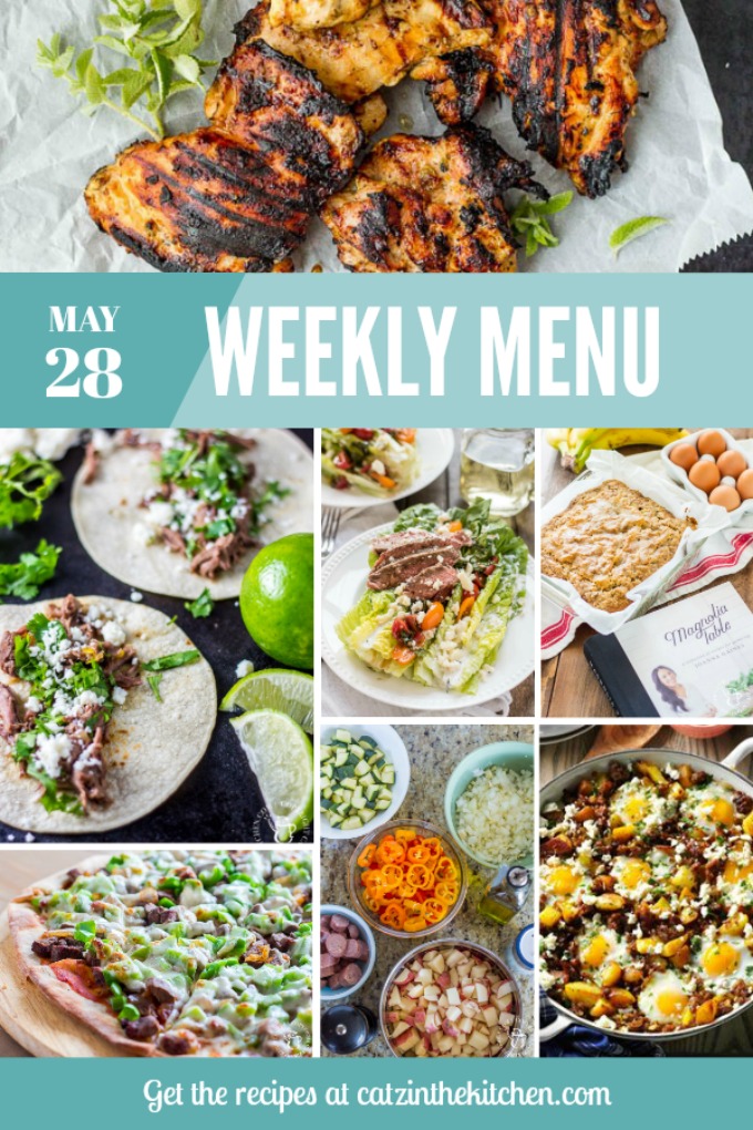 Weekly Menu | Catz in the Kitchen | catzinthekitchen.com | #mealplan