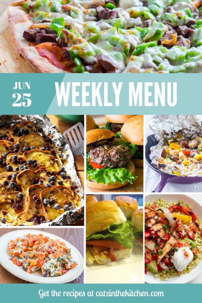 Weekly Menu | Catz in the Kitchen | catzinthekitchen.com | #mealplan