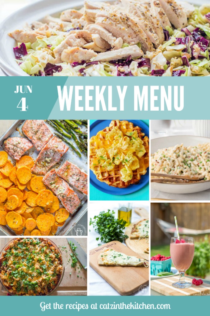 Weekly Menu | Catz in the Kitchen | catzinthekitchen.com | #mealplan