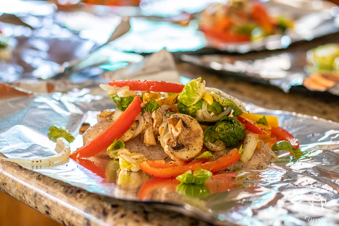 Grilling these simple chicken foil packets is an easy, tasty way to get a flavorful, healthy meal on the table, whether you're camping or at home!