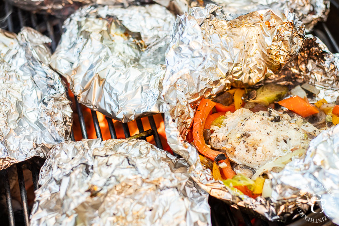 Grilling these simple chicken foil packets is an easy, tasty way to get a flavorful, healthy meal on the table, whether you're camping or at home!