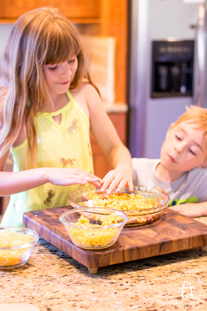 Sometimes you need your pantry to come to the rescue at dinnertime, and that's exactly what it can do with this easy, flexible chicken tortilla pie recipe!