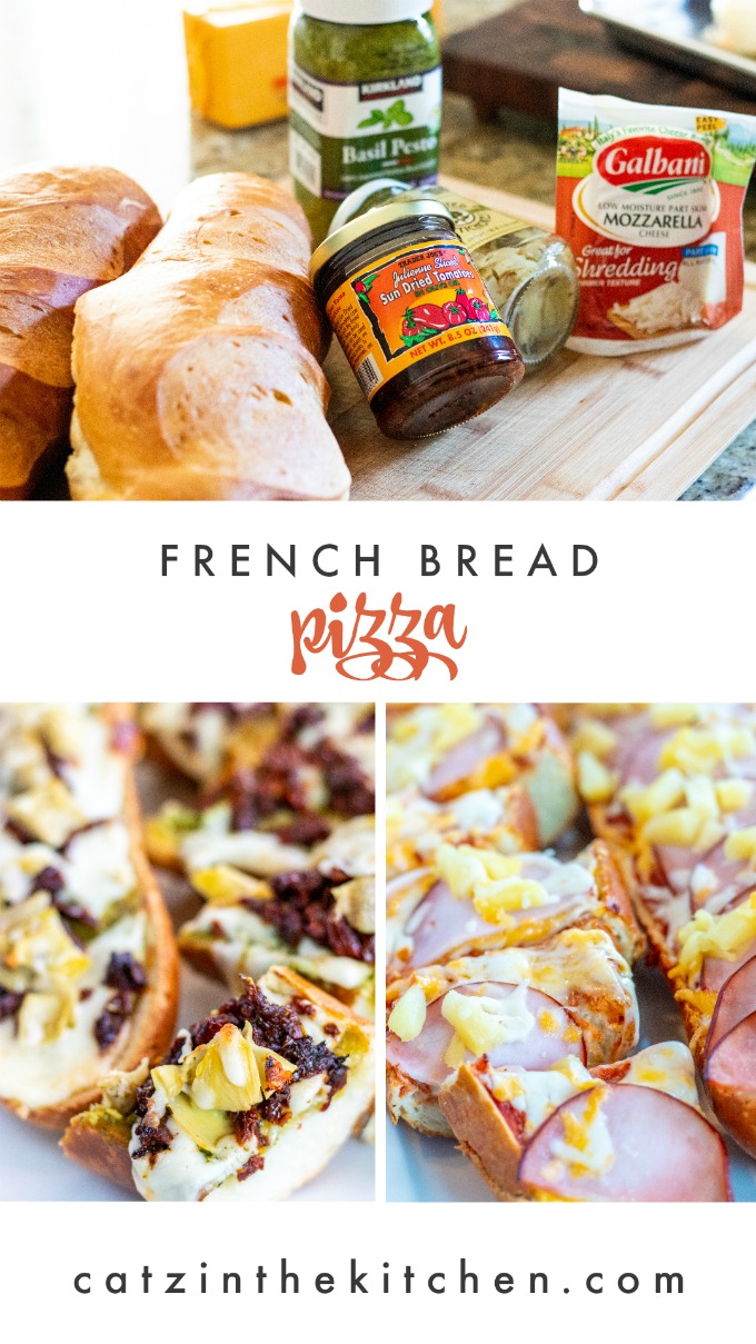 Wanting to make your own pizza but a little intimidated by making your own dough? Try this easy, flexible recipe for pesto French bread pizza!