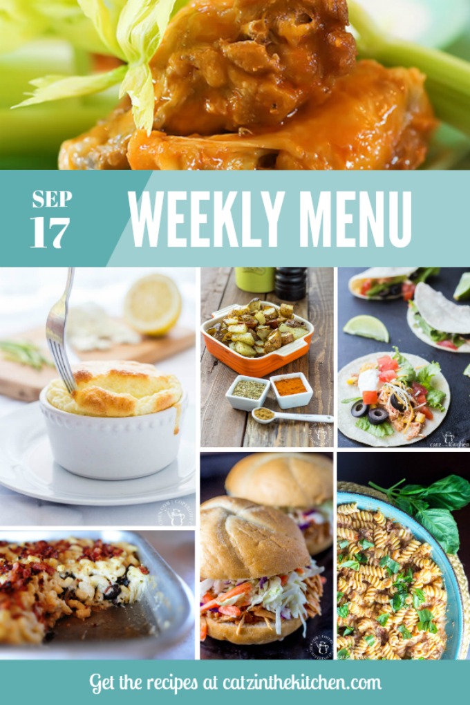 Weekly Menu | Catz in the Kitchen | catzinthekitchen.com | #mealplan