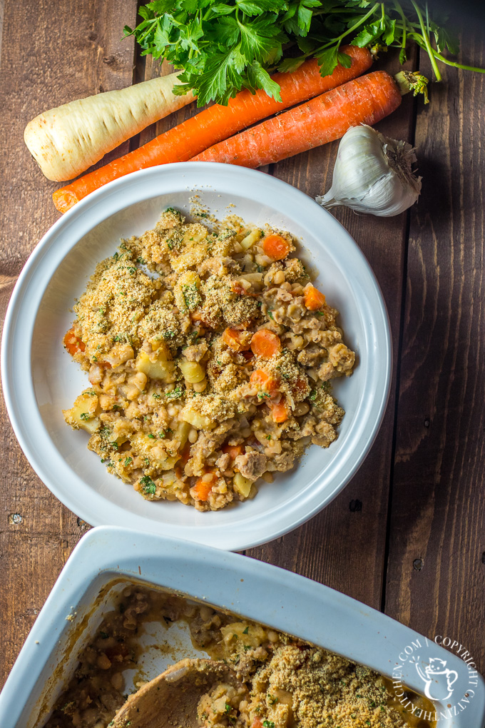 Healthy, easy, and comforting, this simple winter cassoulet is a classic dish from the south of France easily adapted to dairy or gluten-free diets!