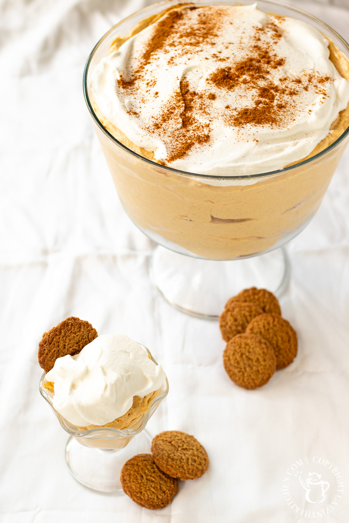 Get your autumn mood on with this simple, overnight no-bake dessert! Pumpkin Pie Pudding is easy, along with being yummy looking as well as tasting!