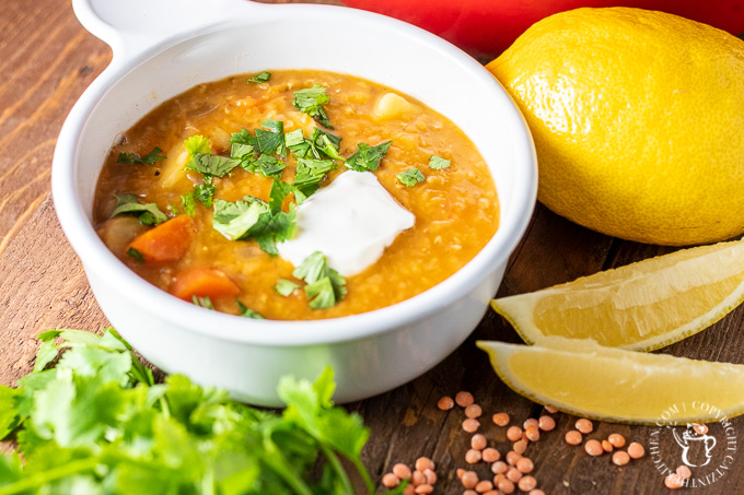 Your pantry can come to your rescue again with this easy, hearty, super tasty, and crazy healthy one pot country lentil soup! 