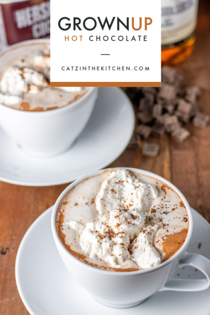 Feeling like you've outgrown your average hot cocoa? Make yourself some grown up hot chocolate from scratch with cocoa, vanilla, salt, milk, and cream!