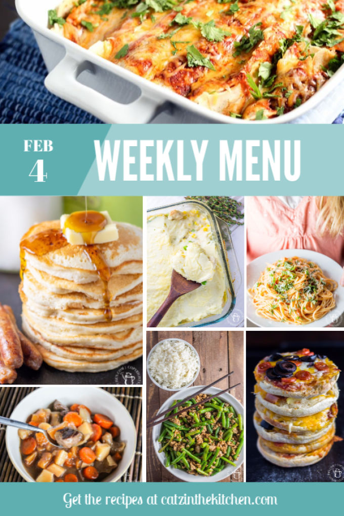 Weekly Menu | Catz in the Kitchen | catzinthekitchen.com | #mealplan