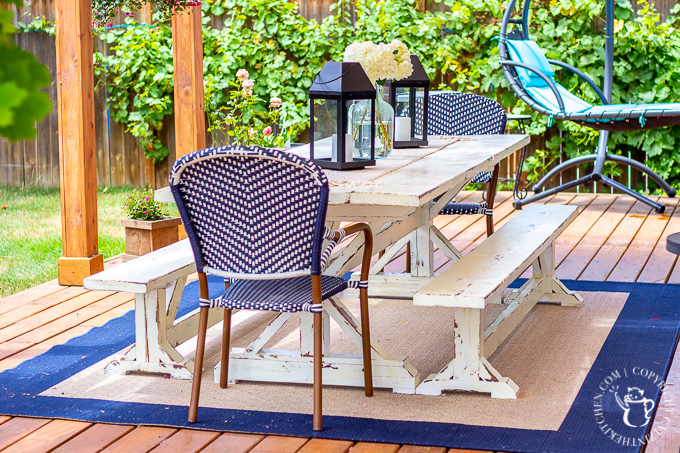 Ever thought about turning your concrete slab into a covered deck? It's definitely doable! Here are some thoughts, tips, & photos from our experience!