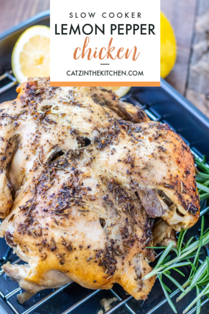 This recipe for Slow Cooker Lemon Pepper Chicken lets you get a tasty, nutritious, and affordable dinner on the table with minimal effort!