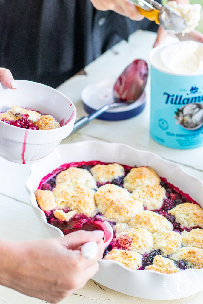 Summer is here, & cobbler goes hand in hand with summer memories! Try this berries & thyme cobbler recipe for a slightly earthier take on the classic!