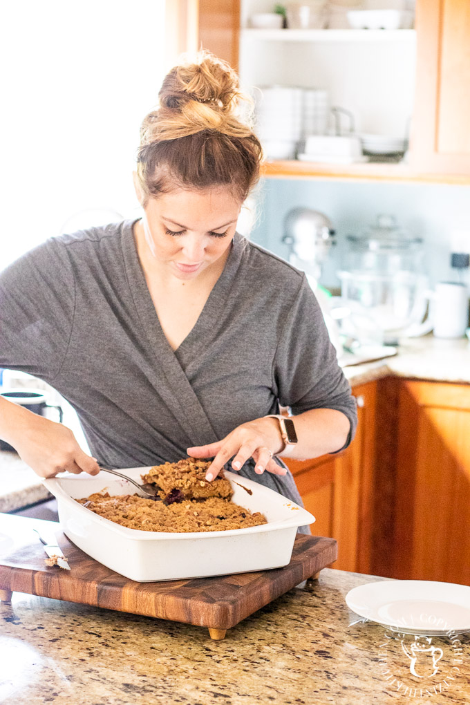 Make it with fresh berries or frozen - either way, this blueberry coffee cake is an easy, slightly indulgent way to start any morning!