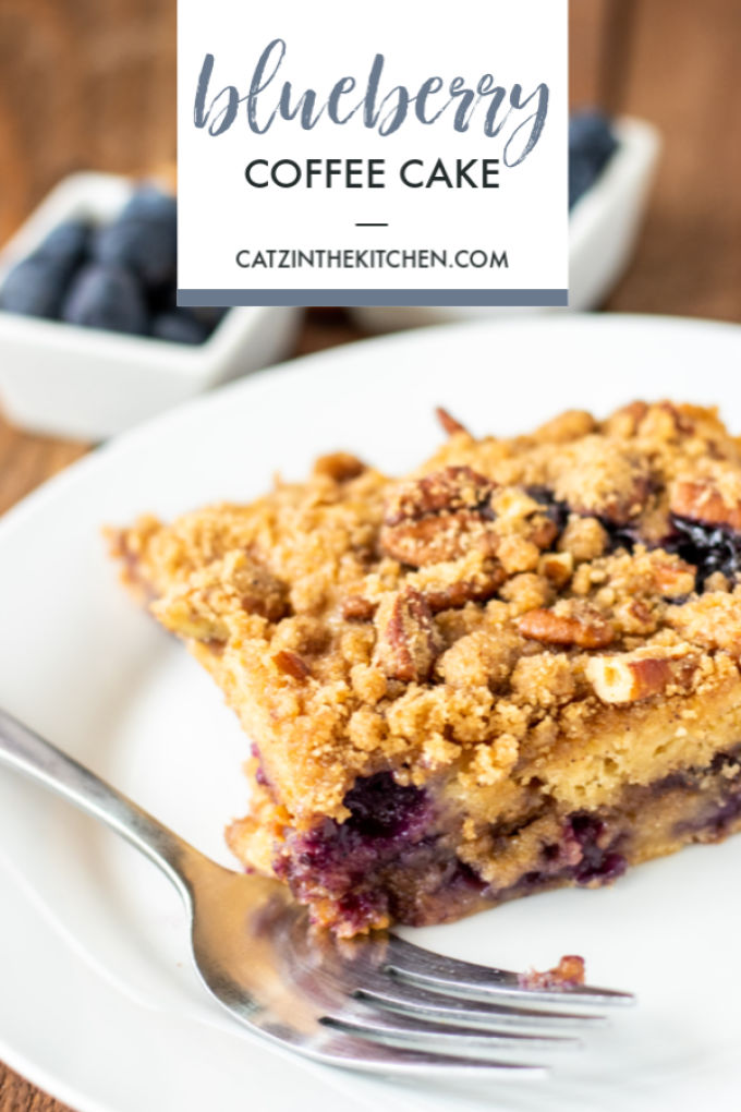 Make it with fresh berries or frozen - either way, this blueberry coffee cake is an easy, slightly indulgent way to start any morning!