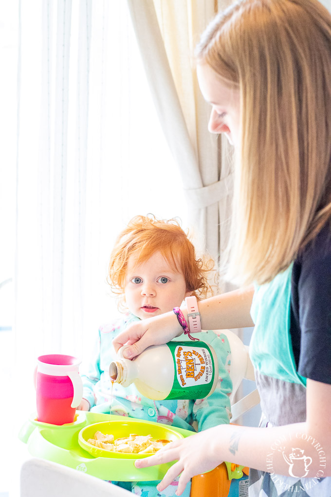 Gracie whips up these pancakes nearly every Friday morning - they're easy, quick, fluffy, and delectable. They're Friday Morning Pancakes!