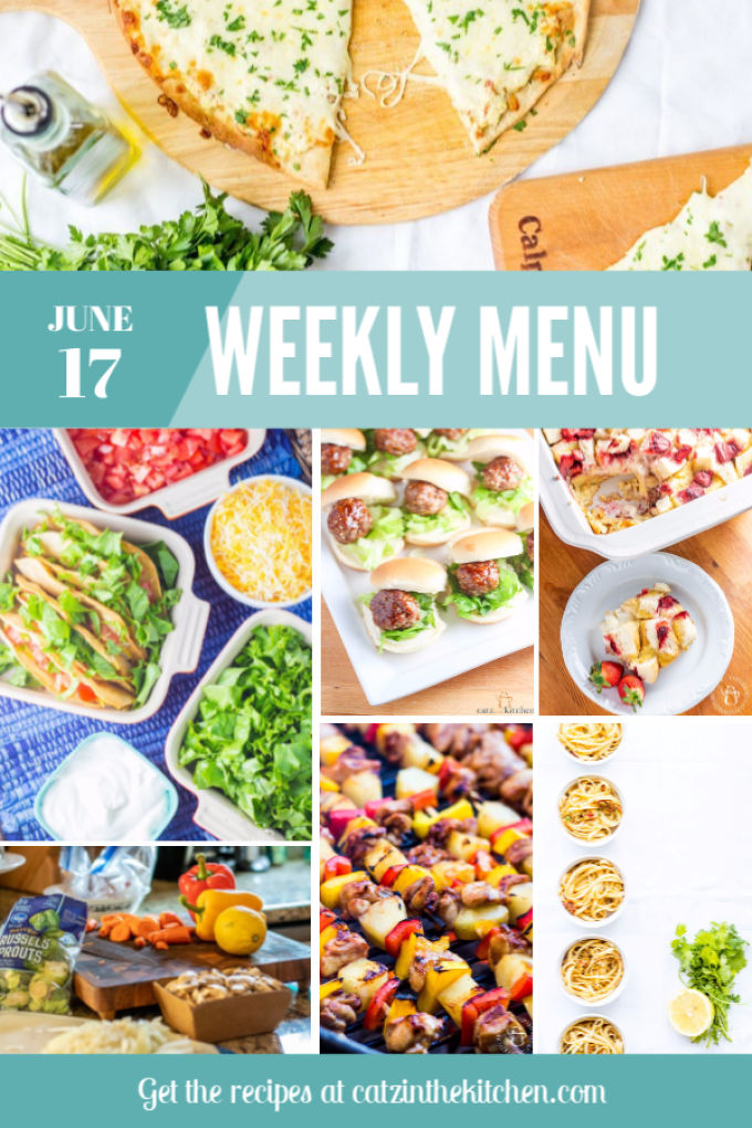 Weekly Menu | Catz in the Kitchen | catzinthekitchen.com | #mealplan