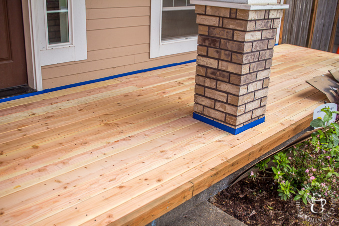 Cement Porch Into A Wood Deck, Wooden Deck Over Concrete Patio